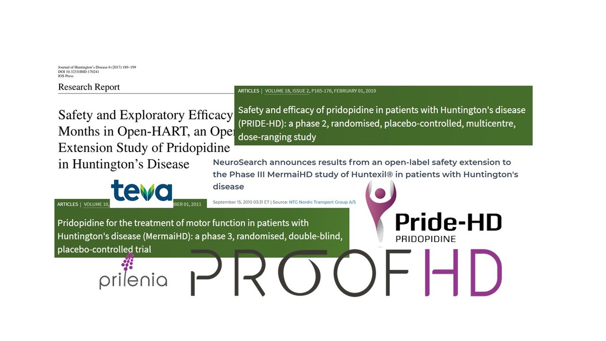 A pridopidina tem uma longa e turbulenta história como medicamento em investigação para a DH  
