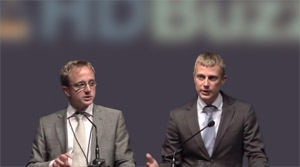 Dr. Ed Wild e Dr. Jeff Carroll, editores-chefe do HDBuzz