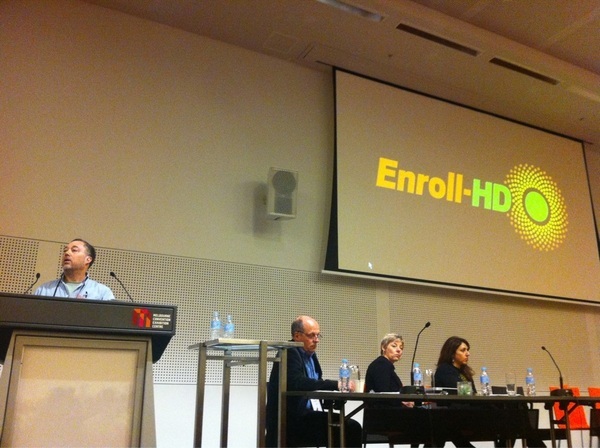 Robi Blumenstein, da CHDI, Congresso Mundial da doença de Huntington, Melbourne, 2011  
