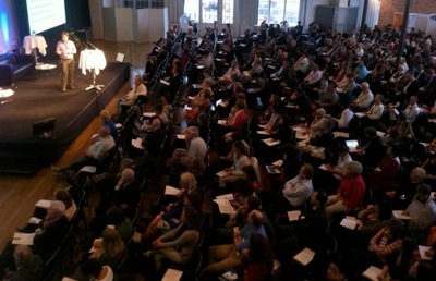 Estiveram presentes mais de 600 participantes no "EHDN 2012", no espaço da "Münchenbryggeriet", em Estocolmo, Suécia.  